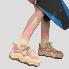 Platform Sneakers for Women - Wave Style