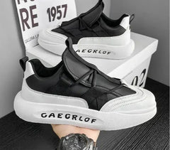Chunky Sneakers - Lederhöhe erhöht