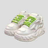 White Chunky Sneakers - Wear-Resistant Ultra-Light for Men