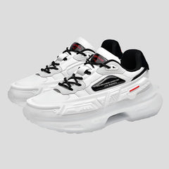 Platform Lace up Shoes for Men | Luxury Breathable Mesh