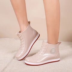 Botas de lluvia impermeables para mujer