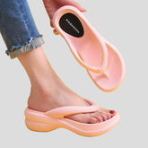 Platform Solid EVA Flip Flops for Women