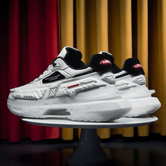 Platform Lace up Shoes for Men | Luxury Breathable Mesh