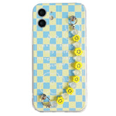 Funda para iPhone con diseño de cuadros sonrientes