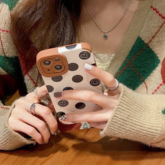 Smiley Dot Print Case For IPhone