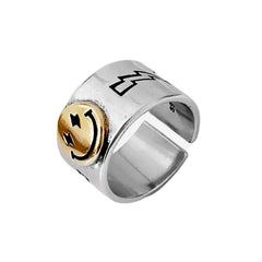 Anillo de cara sonriente