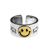 Anillo de cara sonriente