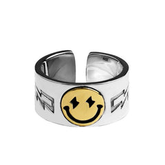Anillo de cara sonriente