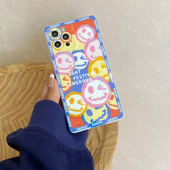 Funda para iPhone con cara sonriente