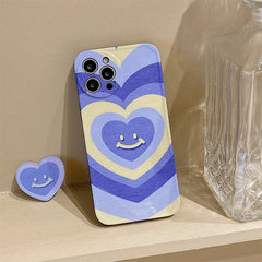 Funda para iPhone con corazón sonriente