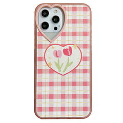 Funda rosa suave y estética para iPhone