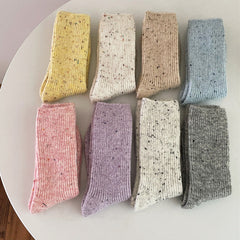 Calcetines de lana suaves y estéticos