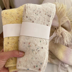 Calcetines de lana suaves y estéticos