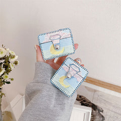 Estuche para AirPods con estética de chica suave