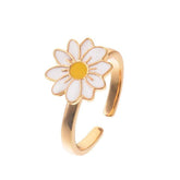 Spinner Flower Anxiety Ring
