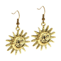 Pendientes de sol y luna