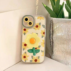 Sunflowers Aesthetic Case For IPhone
