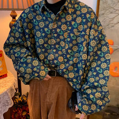 Sunflowers Denim Shirt