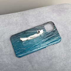 iPhone-Hülle & Cover für schwimmende Bären