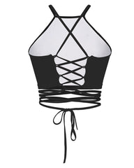 Kurzes Top mit Sonne und Mond