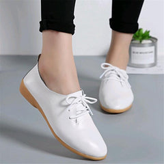 Oxfords casuales de cuero