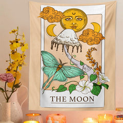 Der Mond-Tarot-Wandteppich