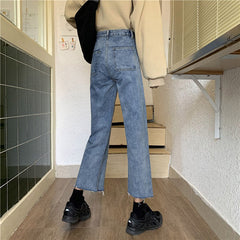 Jeans mit hoher Taille von Too Annous