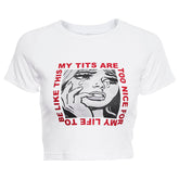 Camiseta corta demasiado bonita