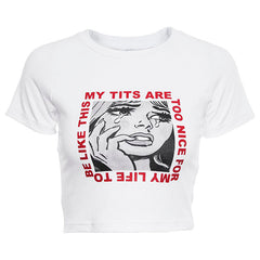 Camiseta corta demasiado bonita