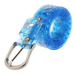 Cinturón de mariposa transparente