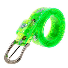 Cinturón de mariposa transparente