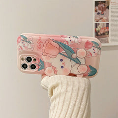Tulips Bunny Case For IPhone