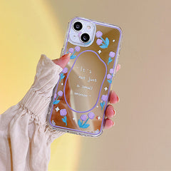 Tulips Mirror Case For IPhone