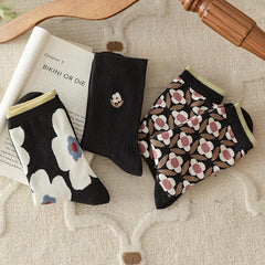 Socken mit Vintage-Blumenmuster