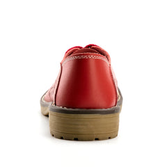 Oxfords de cuero genuino