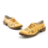 Oxfords aus echtem Leder