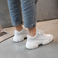 Lässige, atmungsaktive Plateau-Sneaker