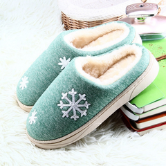 Pantuflas de piel sintética cálidas para el hogar
