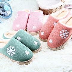Pantuflas de piel sintética cálidas para el hogar