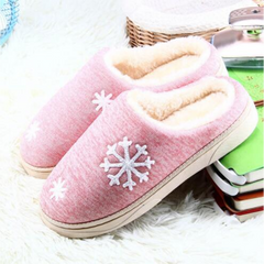 Pantuflas de piel sintética cálidas para el hogar