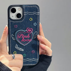 Y2K Denim Case For IPhone