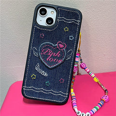 Y2K Denim Case For IPhone
