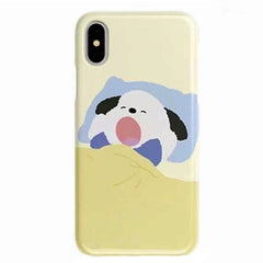 Gähnender Hund iPhone-Hülle