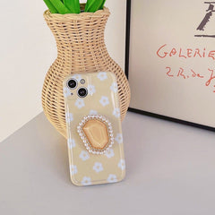 Gelbe Gänseblümchen iPhone-Hülle