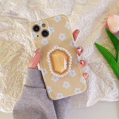 Gelbe Gänseblümchen iPhone-Hülle