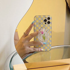 Yellow Tulip Case For IPhone