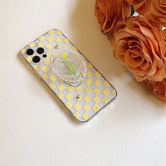 Yellow Tulip Case For IPhone