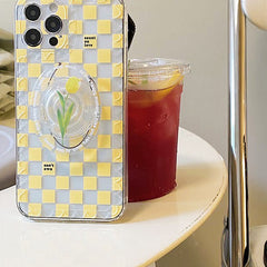 Yellow Tulip Case For IPhone