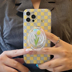 Yellow Tulip Case For IPhone