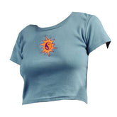 Camiseta acanalada Ying Yang